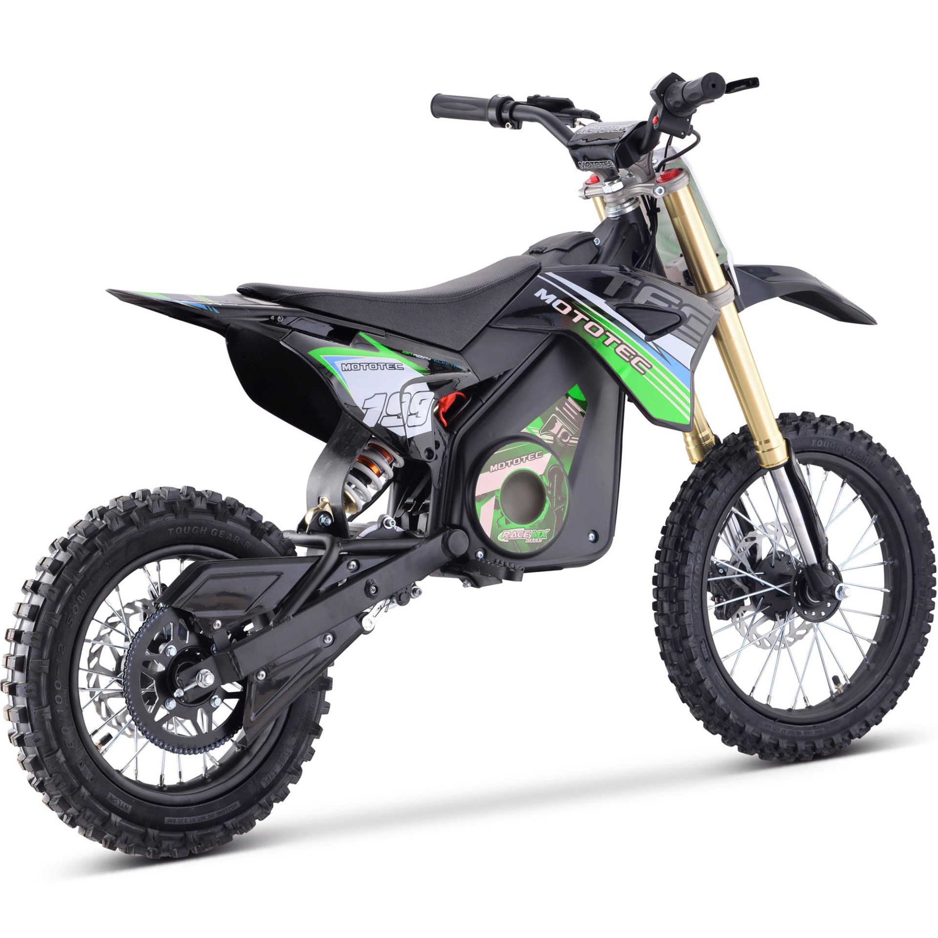 MotoTec 36v Pro Electric Dirt Bike 1000w Lithium Green Segwaymaui