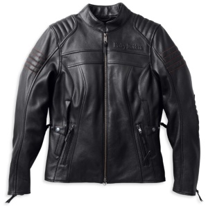 Harley Davidson Women's Heather Avenue Triple Vent System Leather Jacket