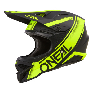 O'NEAL 3 SRS Racewear Helmet Black/Neon