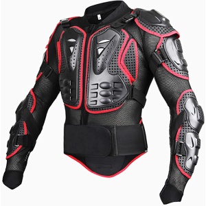 Motorcycle Body Armor with Chest and Back Protector