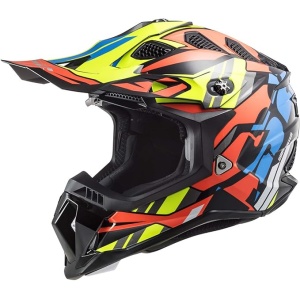 Subverter Evo Rascal Full Face MX Helmet – Gloss Black / Fluo Orange