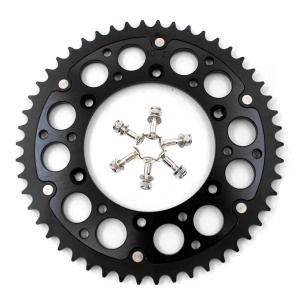 KKE 44T/48T/49T/50T/51T Black Sprocket For SUZUKI RMZ250 RMZ450 DRZ400S DRZ400SM