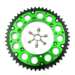 KKE 44T/48T/49T/50T/51T Green Blue Rear Billet Sprocket For KAWASAKI