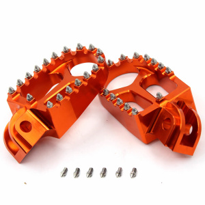 KKE CNC Footpegs for KTM SX SX-F XC XC-F EXC EXC-F 2001-2015 Orange/Blue/Black/Silver