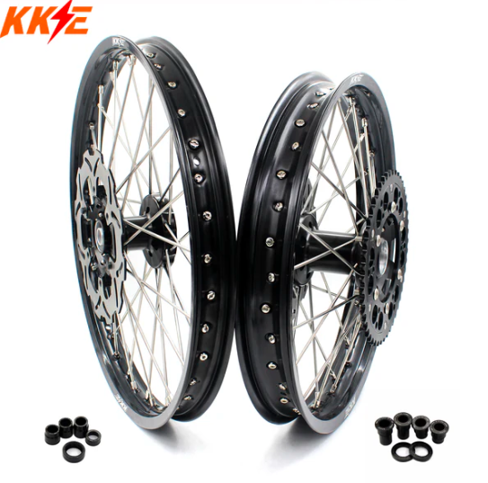 Wheels with disc & sprocket