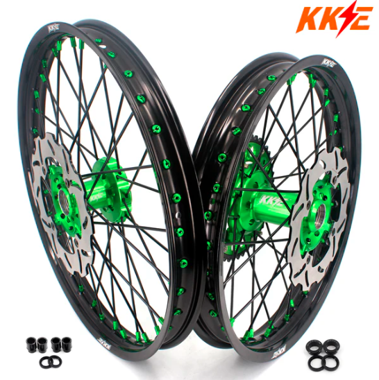 Wheels with disc & sprocket