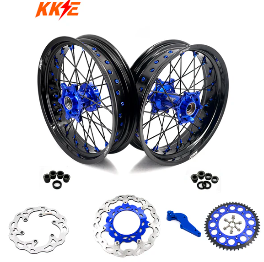 Wheels with disc & sprocket