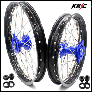 KKE 17 & 14 YZ80 1990-2001 YZ85 2002-2025 Kids Wheels for Yamaha Blue Hub