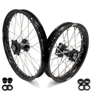 KKE 19 & 16 Big Kid's Wheels Rims Set Fit For Kawasaki KX80 KX85 KX100