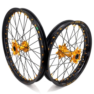 KKE Electric Dirtbike Wheels 21″/18″ for Sur‑Ron Ultra Bee (Gold)
