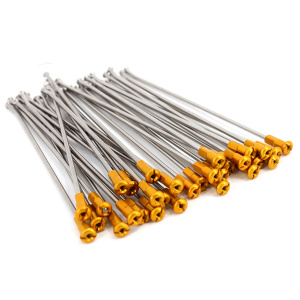 KKE 2.15*19 Gold Nipple Rear Spoke Kit for SUZUKI RMZ250 2005-2019 RMZ450 2007-2019