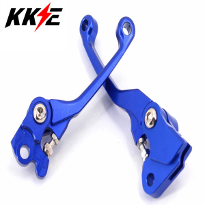 KKE Blue Brake & Clutch Levers for Yamaha YZ125–450F (03–07)