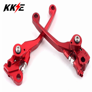 KKE Red Brake & Clutch Levers for Honda CRF250R/450R (07–14)