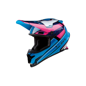 Z1R Rise MC Helmet Blue/Pink