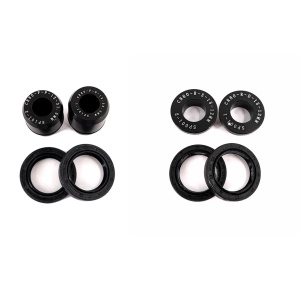 KKE Replacement Front & Rear Black Spacers Kit For HONDA CR80R CR85R