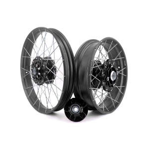 VMX 19 & 17 Tubeless Rims Fit Honda Africa Twin CRF1100L 2020-2023 Black Rims
