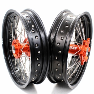 Second-hand KKE 3.5*16.5/5.0*17 Supermoto Wheels Rims Fit KTM EXC SXF EXCR XC XCFW 125-530CC