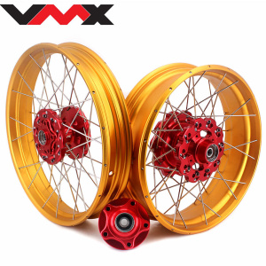 VMX 19 & 17 Tubeless Wheels Gold Rims Fit For Honda CB500X 2019-2021 Red&Gold
