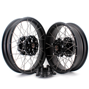 VMX 19 Inch / 17 Inch Tubeless Wheels Fit For BMW F700GS 2012-2018 Black Hubs
