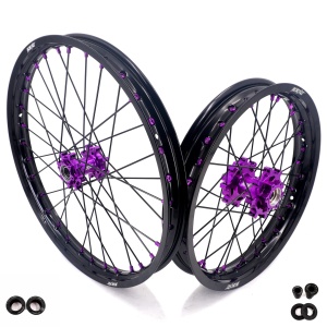 KKE Factory Stock KKE 1.6*19" & 1.85*16" Electric Dirtbike Wheels Rim For Sur Ron Light Bee-X 2019-2024 Purple