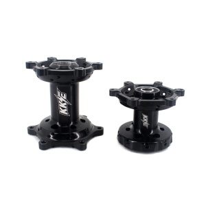KKE CNC Black Front & Rear Hubs Set For SUZUKI DRZ400 DRZ400E DRZ400S DRZ400SM