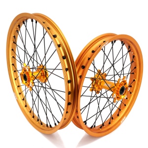 China Stock KKE 1.6*21" & 2.15*18" Electric Dirtbike Alloy Wheels Rim Fit For SurRon Ultra Bee 2023