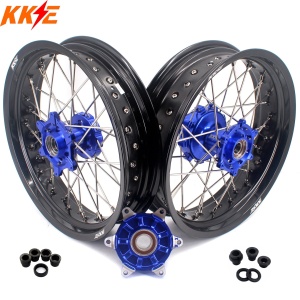 KKE 17inch CUSH DRIVE Supermoto Wheels Rims Fit KTM MXC XCF SX XCW EXC 125-530CC