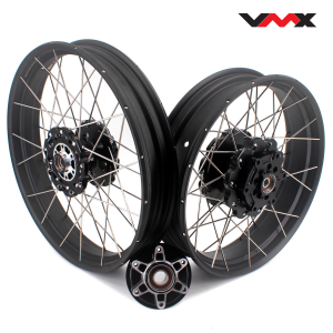 VMX-Racing 19-17in. Spoke Tubeless Wheels Fit For KTM390 Adventure Orange/White Fit For Husqvarna 401 2020 2021
