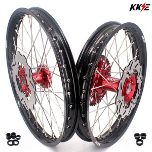 KKE 21" 19" or 21" 18" Dirtbike Spoke Wheels Rims For HONDA CRF250R CRF450R 2015-2025