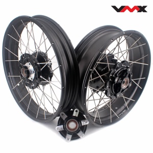 VMX-Racing 2.5*19" & 4.25*17" Tubeless Alloy Spoke Wheels For Triumph Bonneville T120/T100 2021-2024