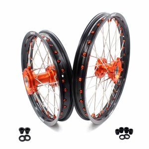KKE 19×1.6″ Kids Big Wheels Rims for KTM SX 85 2025 (Orange)