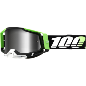 100% Racecraft 2 Goggle – Kalkuta (Silver Mirror Lens)