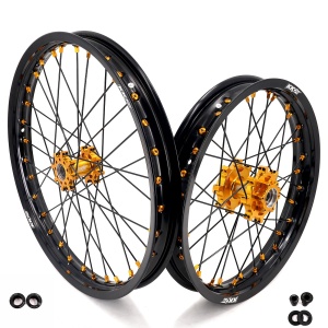 KKE 1.6×19 & 1.85×16 E‑Moto Wheels for E‑Ride Pro SS (Gold)