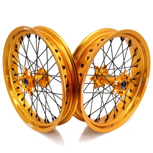 KKE Factory Stock KKE 2.5*17/3.5*17 E-Bike Wheels Rim Fit For SurRon Ultra Bee 2023-2025 Gold Rims