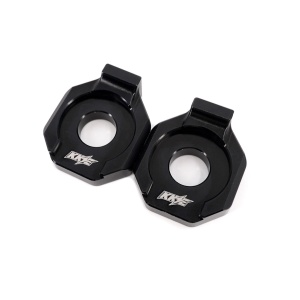 KKE Axle Chain Adjuster Blocks Fit Rawrr Mantis, Mantis X Black and Red (Collective)