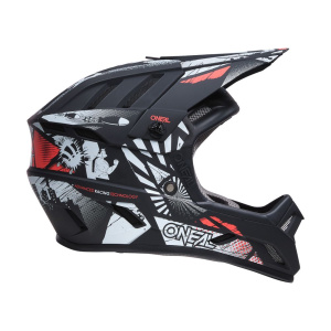 Oneal Backflip Boom Helmet Black/White File name: Backflip-Boom-Right1.jpeg