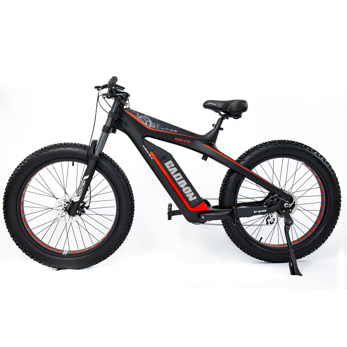 Carbon e-bike left side