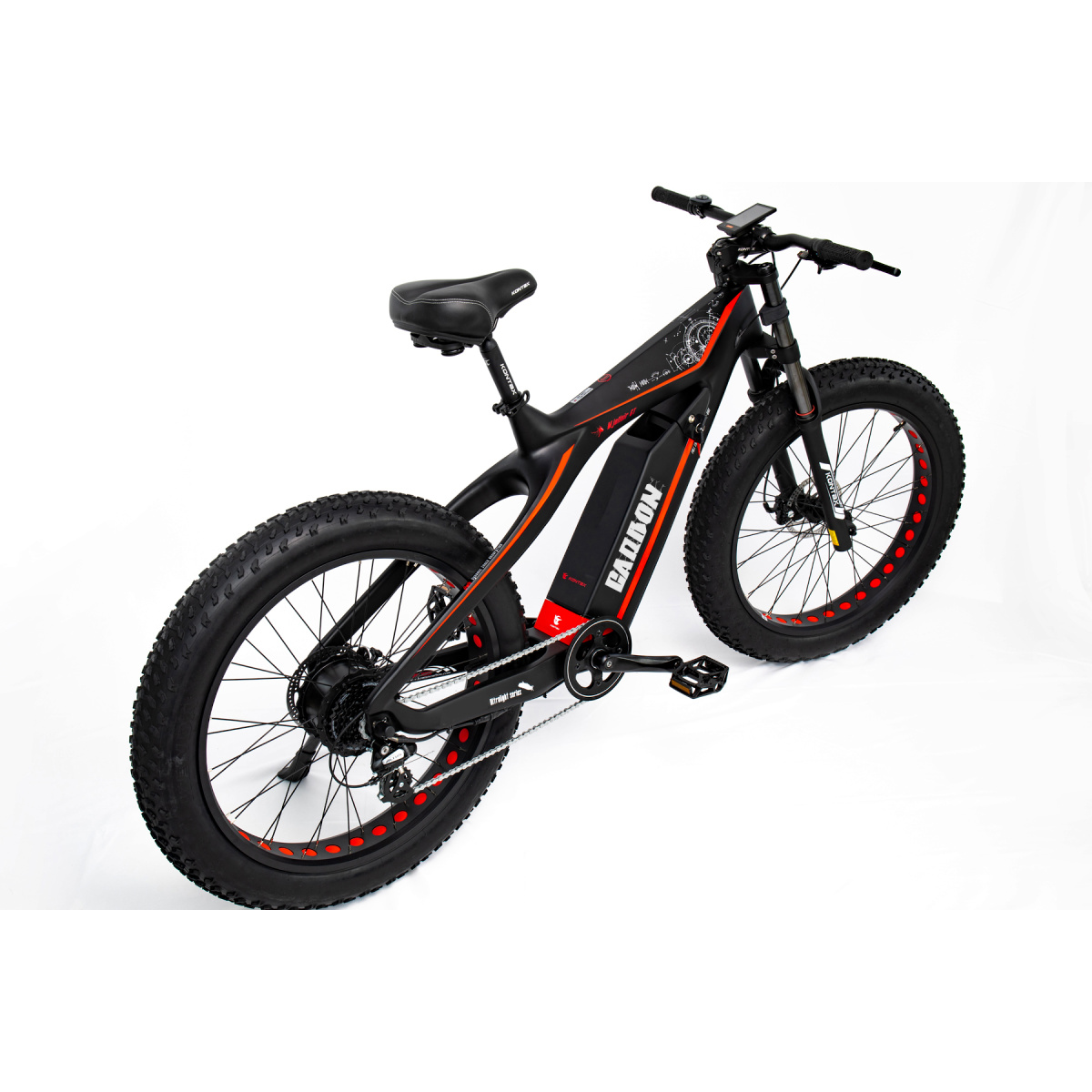 Carbon e-bike right angle