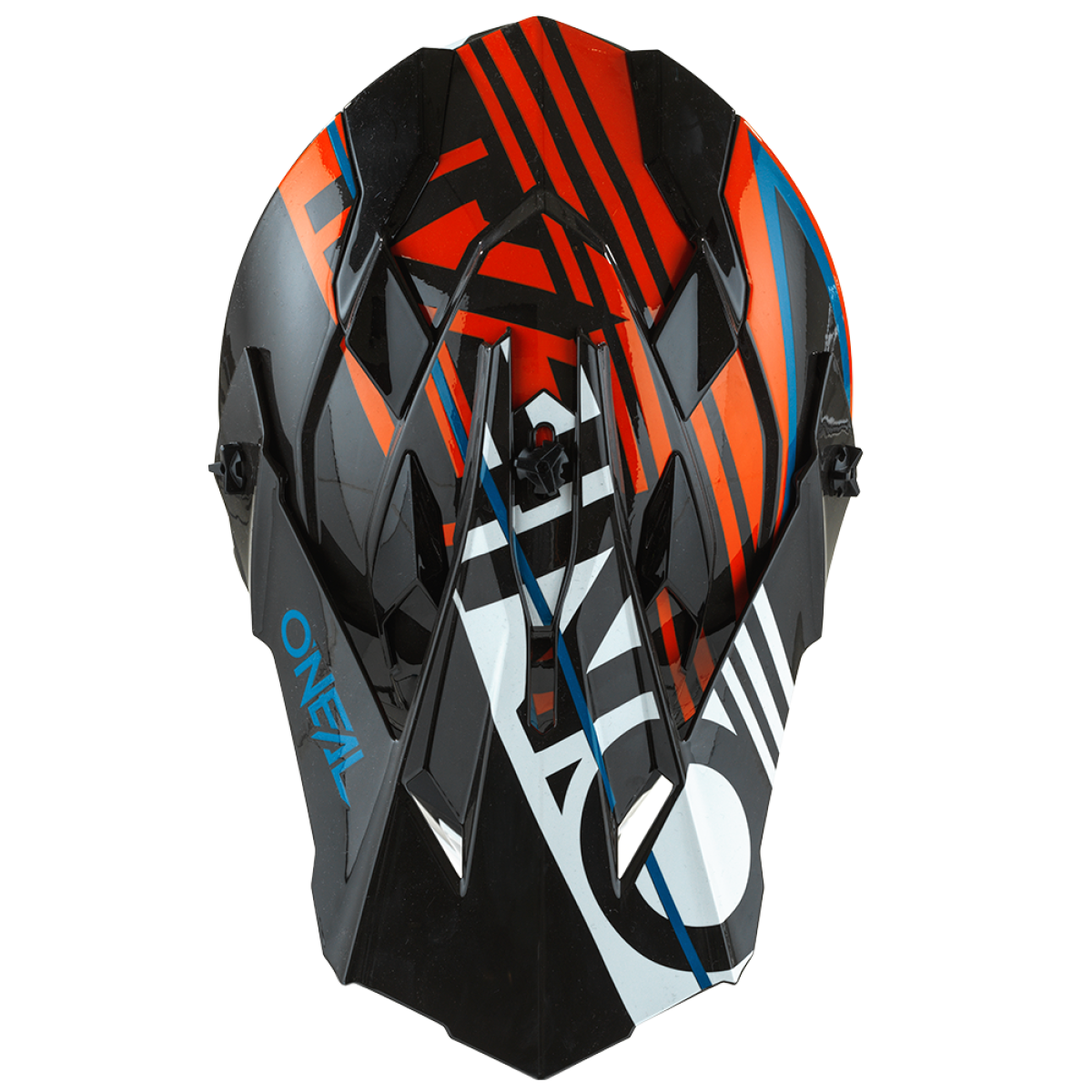 Oneal 2 SRS Rush Helmet OrangeBlue (4)