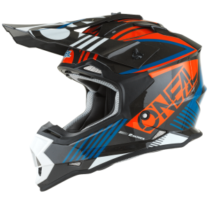 Oneal 2 SRS Rush Helmet OrangeBlue (4)