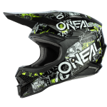 Oneal 3 SRS Attack Helmet BlackNeon Yellow