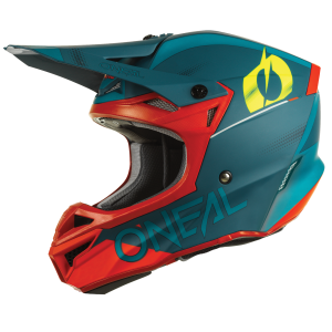 Oneal 5 SRS Haze Helmet BlueRed