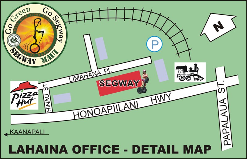 LAHAINA OFFICE – DETAIL MAP – FREE parking on the Limahana street.